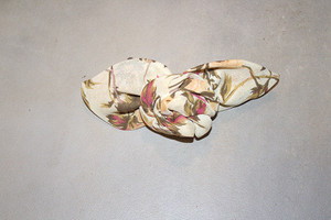 Vintage Fabric Bow/Barrette Combo