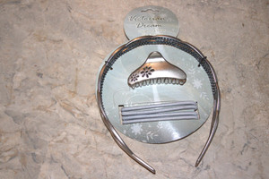 Vintage Victorian 6-Pc. Silver Headband/Claw/Elastic