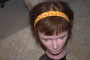 Vintage Sugar Daddy Orange/Yellow Headband