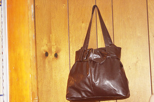 Vintage Soft Cocoa Color Handbag