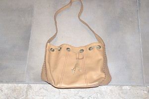 Vintage Giannini Grommet Draw Rope Handbag