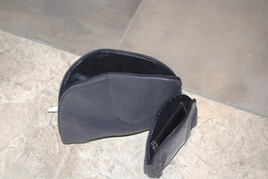 Vintage 2-Pc. Packits  by RGA Iridescent Silver/Gray Bags