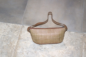 Vintage Faux Bamboo Mini Handbag