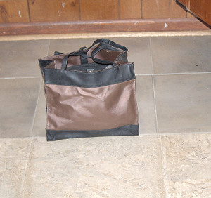 Vintage Simulated Leather PVC Handbag