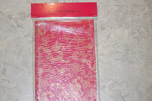 Post Vintage 2004 Target Oriental Cover Theme Red Journal Notebook