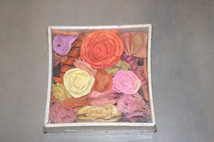 Vintage Deco Orange/Pink Theme Box Potpourri