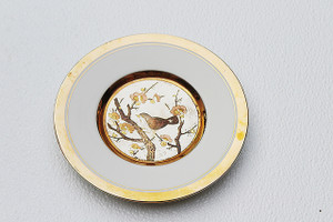 Vintage Dynasty Gallery Original 24KT Gold Rim Chokin Art Plate