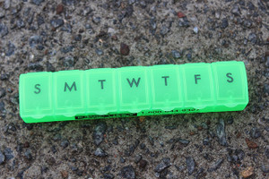 7-Days Pill Organizer- Green