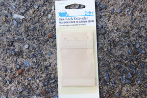 Classic Vintage 1996 Dritz Bra-Back Extender #56616-25 Beige 2.0" Extender Width
