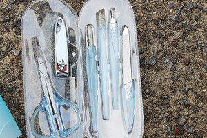 Professional Stainless-Steel Manicure Set & Storage/Travel Case