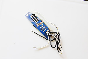 45" 2 Tone Black & White Oval Athletic Laces