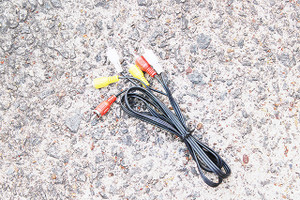 Composite 3-Video Audio A/V Male Cable