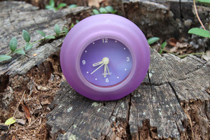 Purple Quartz Alarm Clock