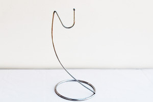 Silver Metal Standing Organizer