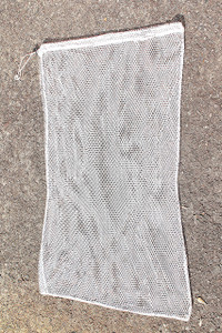Large Nylon Netted Laundry Bag. 36" L x 21" W