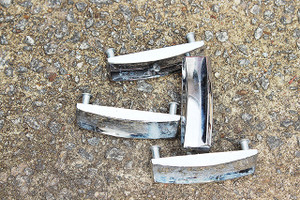 Retro Silver/Chrome Metal Drawer Handles