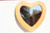 Vintage Wood Heart Love Hanging Mirror