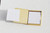 Elegant Leather Like Note Case & Paper- Yellow