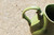 Large Handle Hunter Green Ceramic Jug/Vase