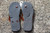 Vintage Black Sole Popsicle Original Size 5-6 Flip Flops