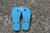 Vintage Popsicle Original Blue Sole Size 7-8 Flip Flop