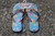 Vintage Popsicle Original Blue Sole Size 7-8 Flip Flop