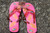 Vintage Creamsicle Size 7-8 Flip Flops