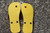 Vintage Cherry Popsicle Yellow Sole Size 7-8 Flip Flops