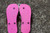 Vintage Push Pop Strawberry Flip Flops Size 7-8