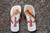 Vintage Ring Pop Diamond Face Flip Flops Size 7-8