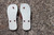 Vintage Ring Pop Diamond Face Flip Flops Size 7-8