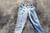 Vintage Zena 100% Cotton Pleated Denim Jeans