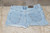 Vintage Blue Asphalt 100% Cotton Denim Shorts