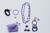 Purple Passion 19-Piece Neck/Hair/Hand Accessory Set