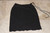 Vintage RAVE Black Front Wrap Skirt