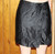Vintage Express Black 100 Silk Wrap Skirt