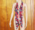 Vintage 100% Silk Red/Blue Link Design Scarf/Tie