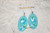 Fashion Blue Dragonfly Dangle Earrings