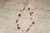 Vintage Beaded Long Necklace Pink Baby Beads