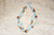 Vintage Beaded Long Necklace Blue Baby Beads
