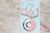 Vintage Pink/Silver Inner Tube Necklace & Earring Set