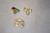 Vintage 3-Pc. Earrings & Brooch Faux Gemstones Set