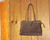 Vintage Casual Corner Soft Brown Leather Handbag