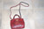 Vintage Faux Red Snakeskin 2-Option Handbag