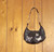 Vintage Crescent Shape Soft Faux Leather Butterflies Handbag