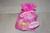 Vintage Russ Fluttering Friends F. Pink Drawstring Pouch