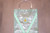 Vintage Green Iridescent V Daisy Girl's Tote Bag