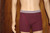 Vintage Hanes 100% Cotton Jersey/Stretchy Men's Boxer Underwear Maroon