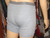 Vintage Hanes 100% Cotton Jersey/Stretchy Men's Boxer Underwear Gray