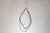 Dainty Black Ric-Rac Trim & Rope Necklace